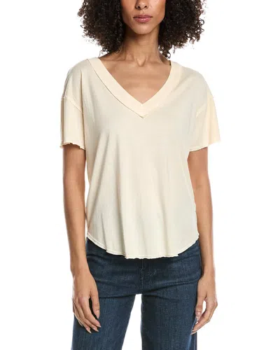 Project Social T Baltimore V-neck T-shirt In Neutral