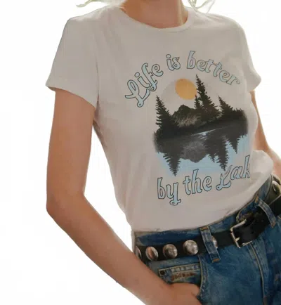 Project Social T Better By The Lake Tee In Toasty Cakes In Neutral
