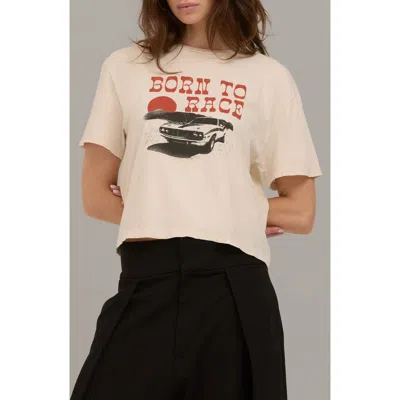 Project Social T Born To Ride Graphic Tee In White