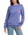 Project Social T Brighter Days/ Darker Days Reversible Sweatshirt In Blue