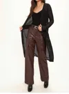 Project Social T By Your Side Cozy Duster In Black
