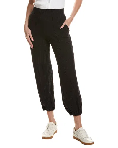 Project Social T Cabana Textured Rib Pant In Black