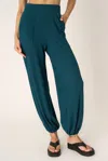 Project Social T Cabana Textured Rib Pant In Green