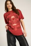 Project Social T Cabernet Relaxed Tee In Burgundy