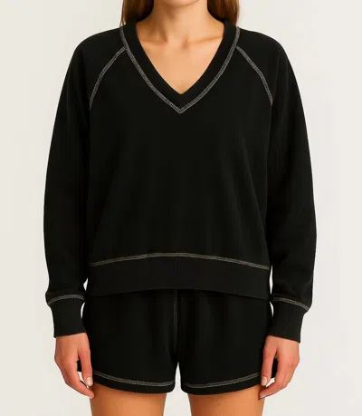 Project Social T Cambridge Stitch Sweatshirt In Black