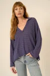 Project Social T Capistrano Pullover In Electric Indigo In Purple