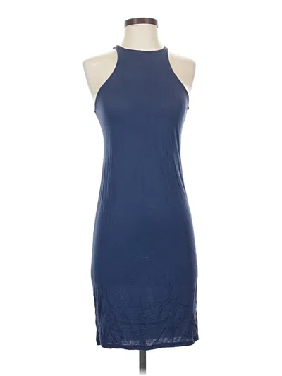 Pre-owned Project Social T Casual Dress In Blue