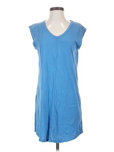 Pre-owned Project Social T Casual Dress In Blue