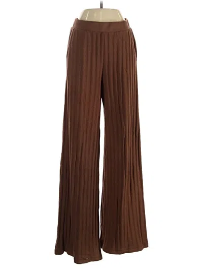 Pre-owned Project Social T Casual Pants In Brown