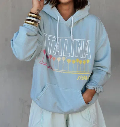 Project Social T Catalina Hoodie In Endless Sky In Blue