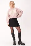 Project Social T Champagne Oversized Sweatshirt In Pink