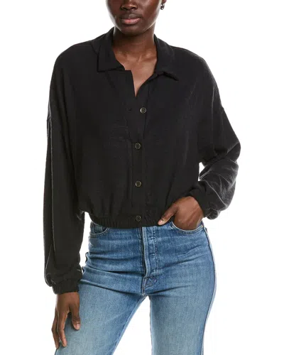 Project Social T Ciara Collared Button Front Cozy Top