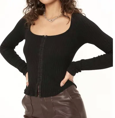 PROJECT SOCIAL T CITY SLICKER LONG SLEEVE IN BLACK