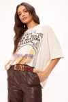 Project Social T Classic Rock Perfect Bf Tee In White