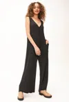 Project Social T Clementine Rib Jumpsuit In Black