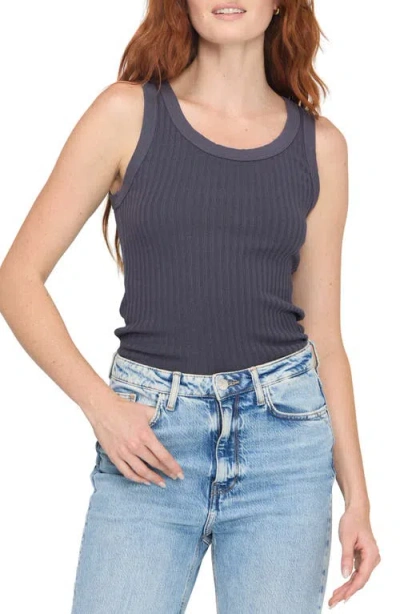 Project Social T Cooper Rib Tank In White