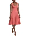 Project Social T Dance With Me Volume Tank Midi Dress In Pink
