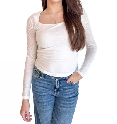 Project Social T Dani Seamless Tee In White