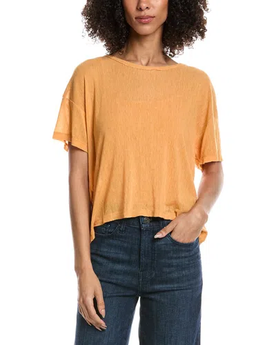 Project Social T Dani Two-for Mesh T-shirt In Yellow