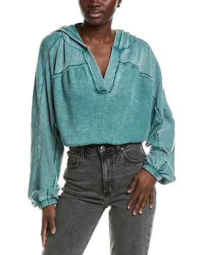 Project Social T Dante Seamed Burnout Thermal Hoodie