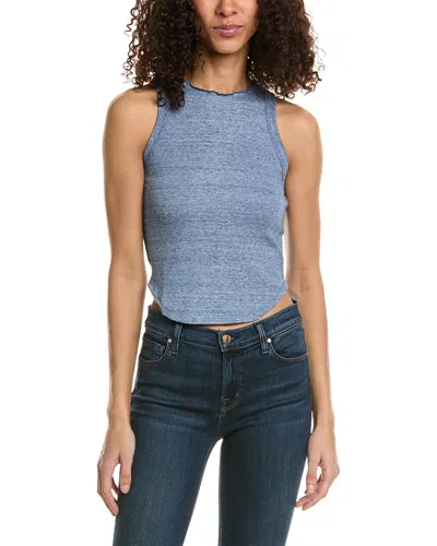 Project Social T Dasha Rib Merrow Edge Tank In Blue