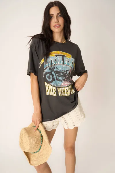Project Social T Daytona Bike Week Relaxed Tee In Green