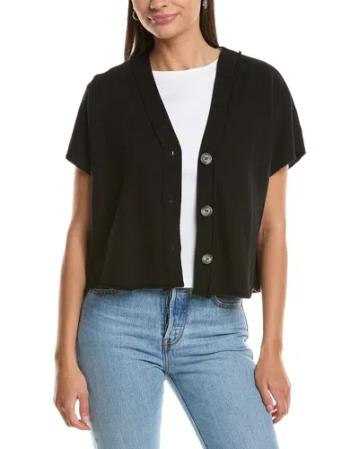 Project Social T Dorian Button Front Top In Black