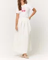 Project Social T Double Cherries Baby Tee In White In White