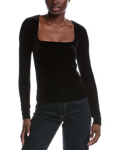 Project Social T Dream Come True Square Neck Top In Black