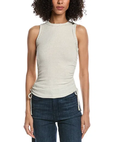 Project Social T Drifter Ruched Side Ash Sweater In Neutral