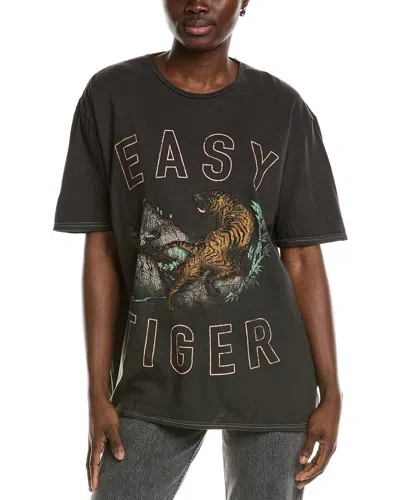Project Social T Easy Tiger Relaxed T-shirt In Gray