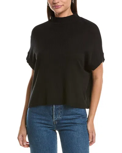 Project Social T Everly Mixed Rib T-shirt In Black