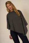 Project Social T First Rodeo Brushed Poncho In Gray