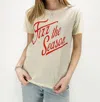 Project Social T Fizz The Season Tee In Eggnog In Multi