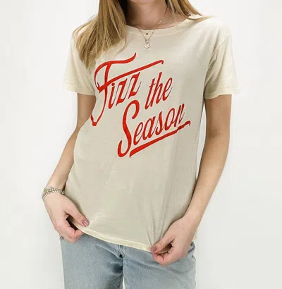 Project Social T Fizz The Season Tee In Eggnog In Multi