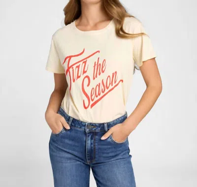 PROJECT SOCIAL T FIZZ THE SEASON TEE IN EGGNOG