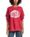 Project Social T Football Sweatshirt In Red