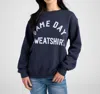 Project Social T Game Day Drinking Reversible Sweatshirt In Navy In Blue