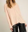 Project Social T Get Up And Go Long Sleeve Tee In Mellow Rose
