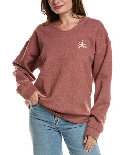 Project Social T Giddy Up Embroidered Cut Crew Sweatshirt