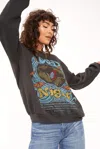 Project Social T Good Night Dream Relaxed Sweatshirt In Black