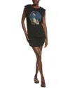 Project Social T Good Night Y'all Side Ruched T-shirt Dress In Multi