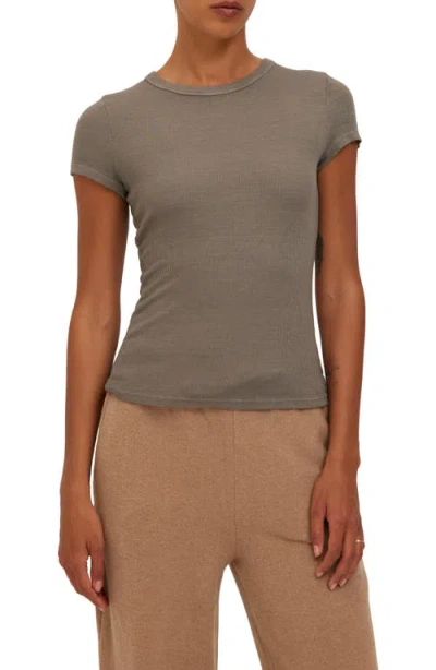 Project Social T Griffith Rib Baby T-shirt In Slate