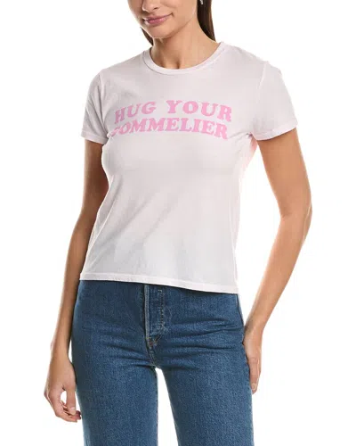 Project Social T Hug Your Sommelier T-shirt In Pink