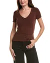 Project Social T Ivette V-neck T-shirt In Brown