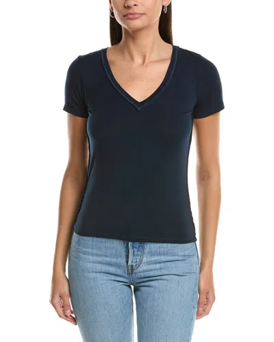 Project Social T Ivette V-neck T-shirt In Blue