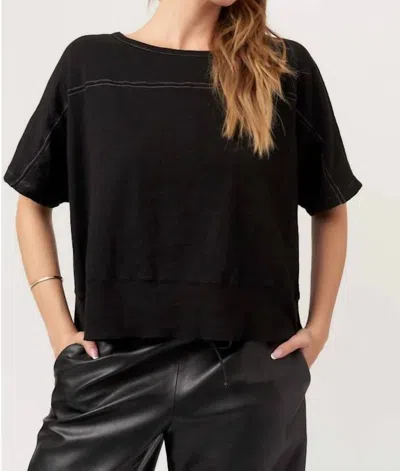 Project Social T Jae Seamed Tee In Black