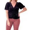 Project Social T Jorja Top In Black In Red