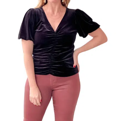 Project Social T Jorja Top In Black In Red