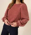 Project Social T Just Because Chenille Longsleeve In Mauve